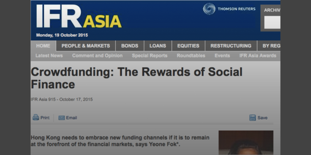 Crowdfunding: The Rewards of Social Finance